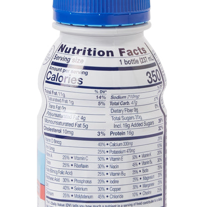 Ensure® Plus Nutrition Shake, Vanilla, 8-ounce bottle