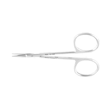 Iris Scissors Miltex® 4 Inch Length OR / Surgical Grade German Stainless Steel NonSterile Finger Ring Handle Straight Sharp Tip / Sharp Tip