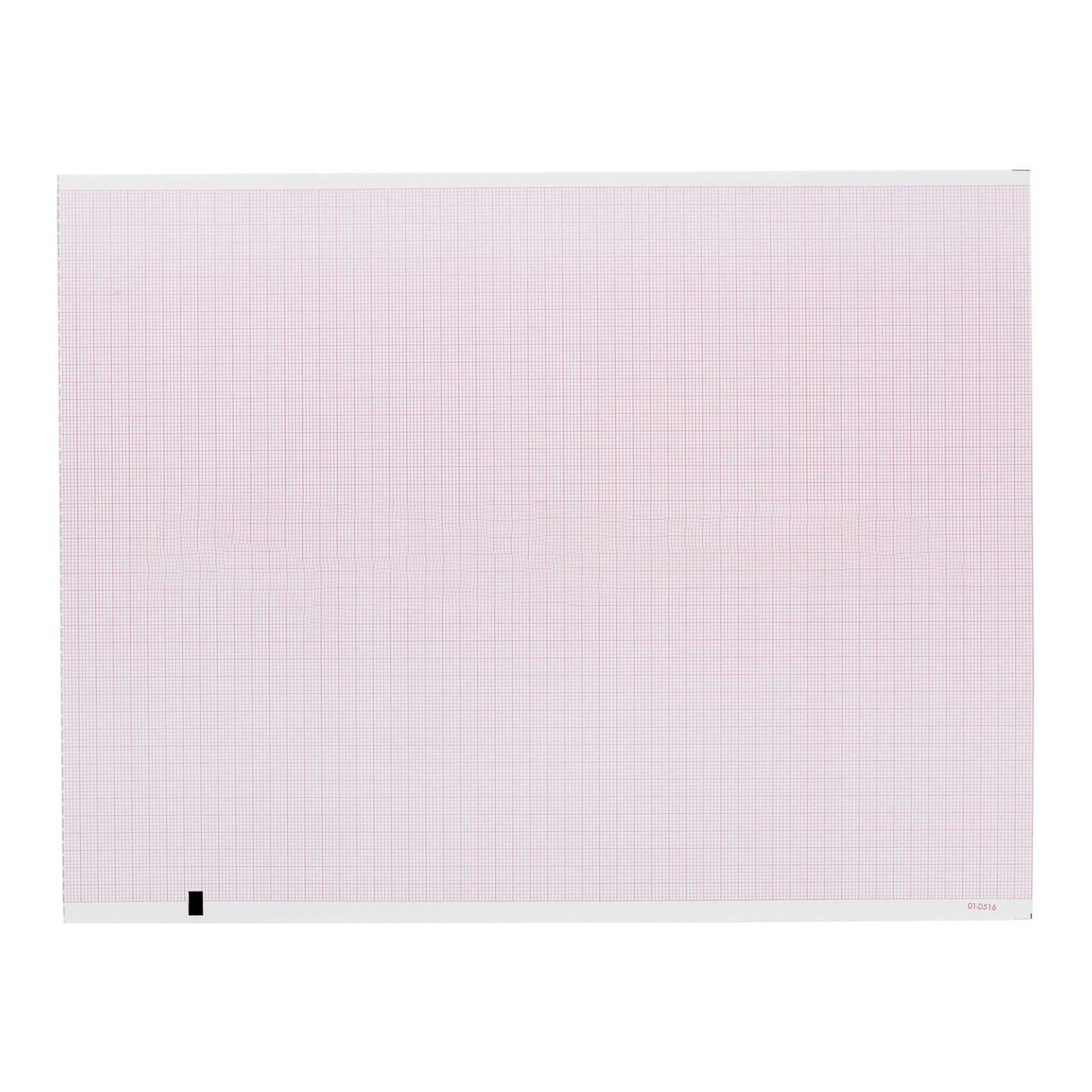 Recording Chart Paper Mortara Z-Fold Red Grid