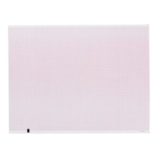 Recording Chart Paper Mortara Z-Fold Red Grid