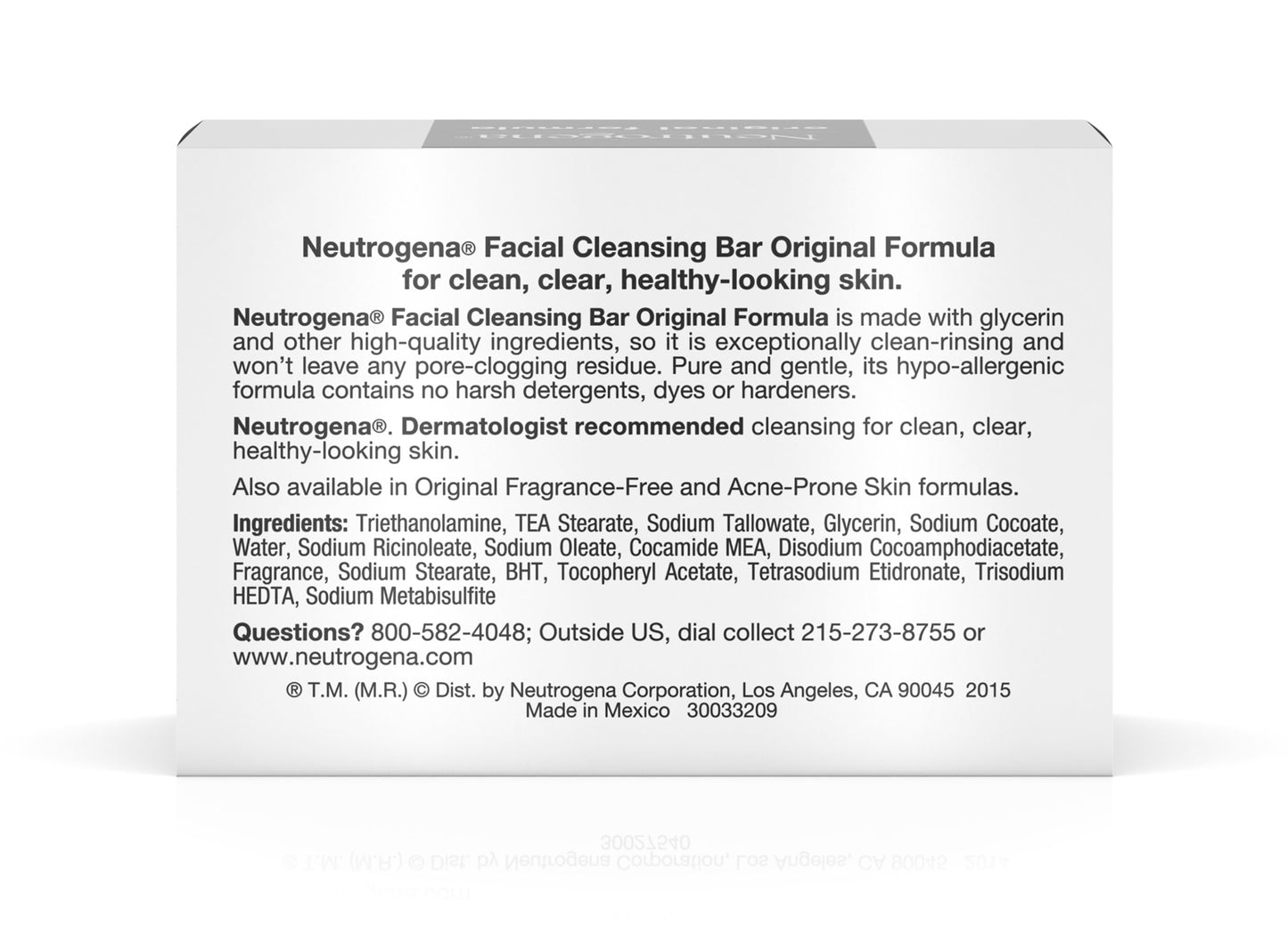 Neutrogena® Unscented Bar Soap, 3.5 oz.