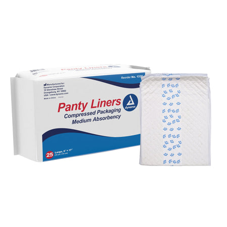 Dynarex 1336 Medium Absorbency Bladder Control Pad, 6 x 17 Inch