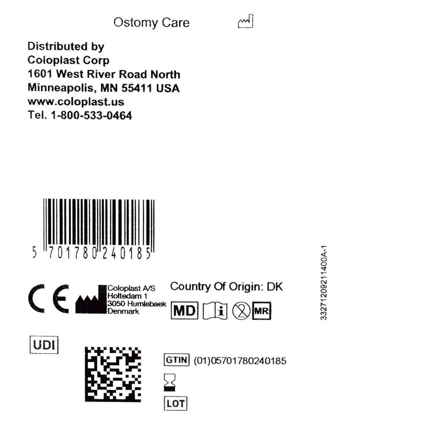 Ostomy Seal Brava® Convex, Starter Hole 1-3/16 Inch (30mm)
