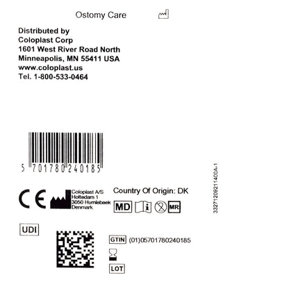 Ostomy Seal Brava® Convex, Starter Hole 1-3/16 Inch (30mm)