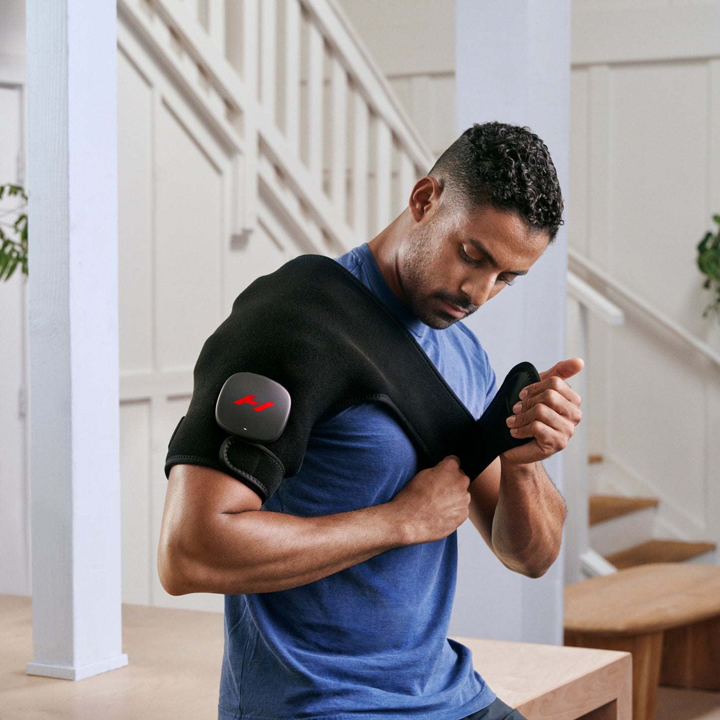 Hyperice Venom 2 Shoulder Heat & Massage Therapy Wrap, Fits Most Left Shoulders