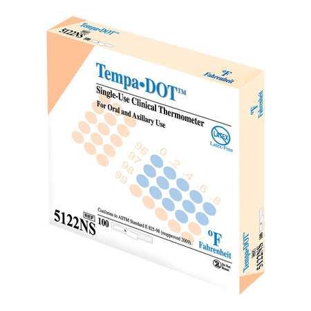 Medical Indicators 5122NS Tempa·DOT Disposable Oral Thermometer