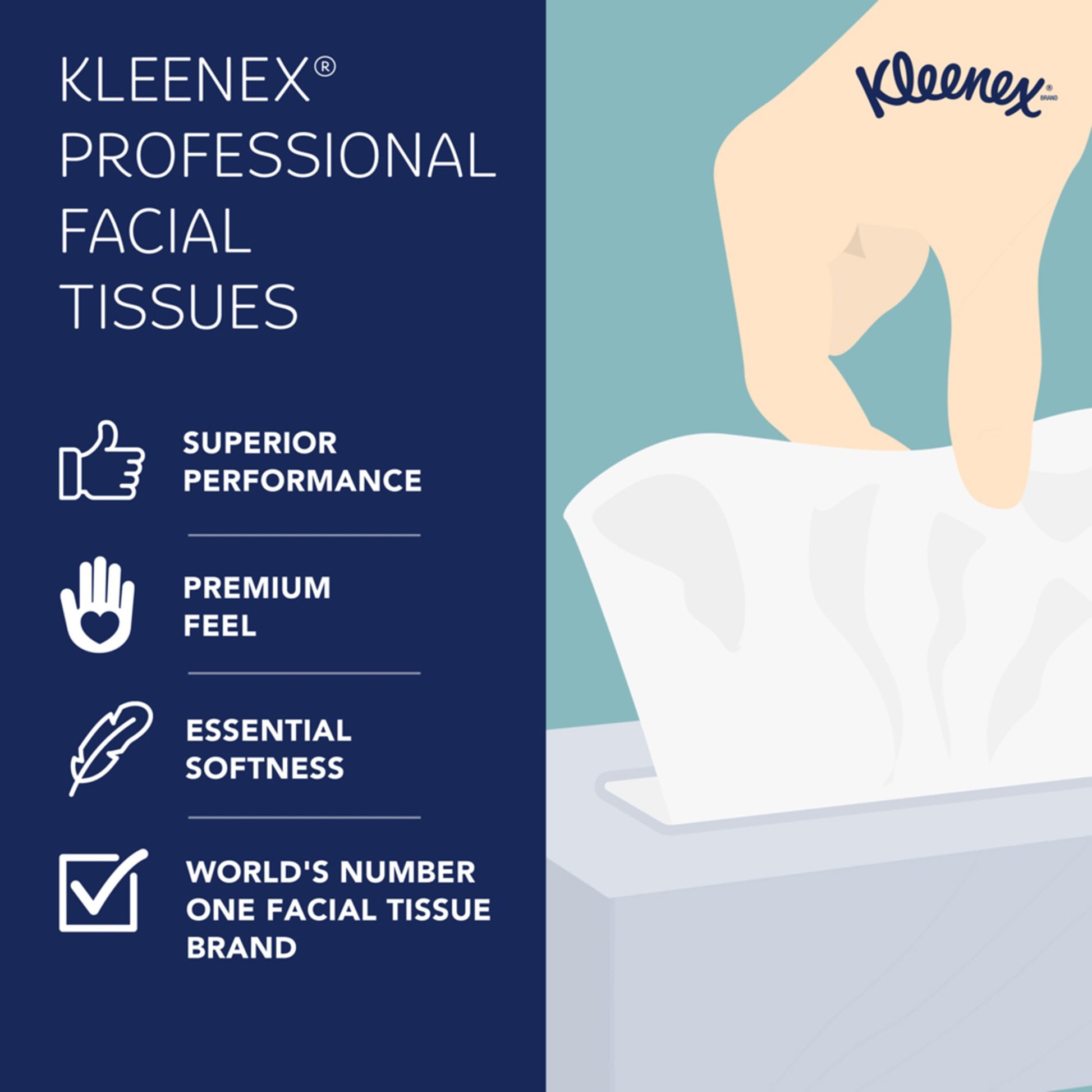 Kleenex Facial Tissue by Kimberly Clark product image - view 10