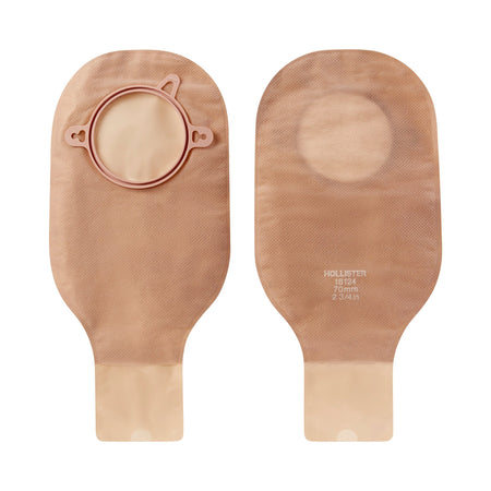 Hollister 18124 New Image Beige Colostomy Pouch, Pre-cut to Fit 70 mm Stomas, Blue Match