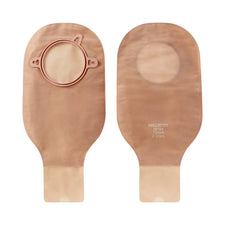 New Image™ 18124 Beige Colostomy Pouch, Pre-cut to Fit 70 mm Stomas, Blue Match