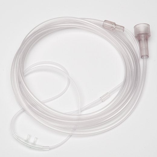 Nasal Cannula Infant Curved Prong / NonFlared Tip 7 Foot Tubing