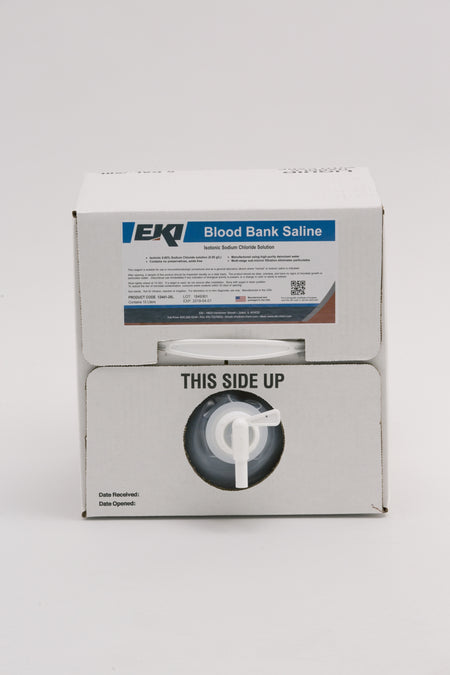 EK Industries Inc 12441-20L Immunohematology Reagent Saline Blood Bank 0.85% 20 Liter