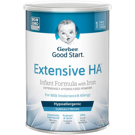 Nestle Healthcare Nutrition 50000485192 Gerber Extensive HA Powder Infant Formula, 14.1-ounce can