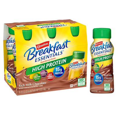 Carnation Breakfast Essentials® High Protein Chocolate Nutritional Drink, 8-oz.