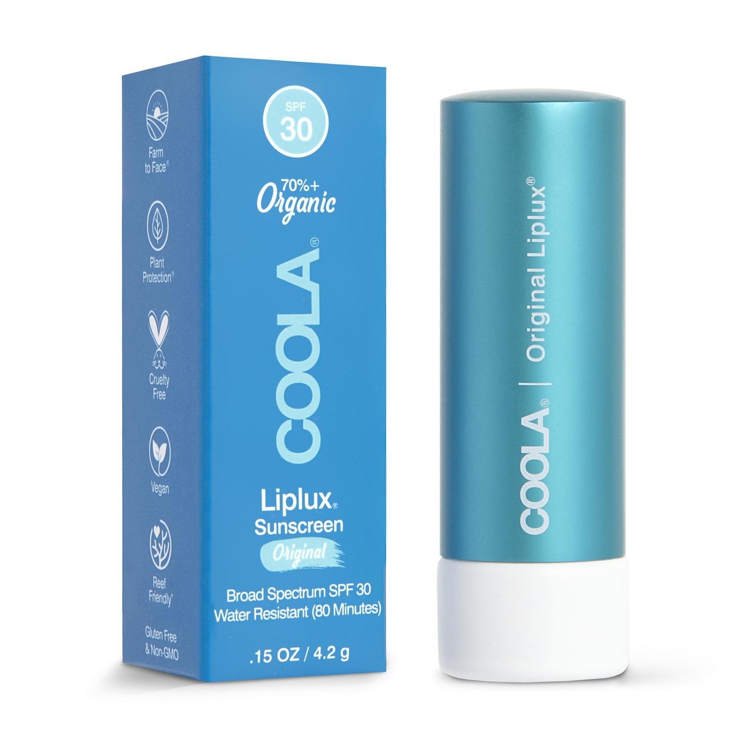 Classic Liplux® Organic Lip Balm Sunscreen SPF 30, Original