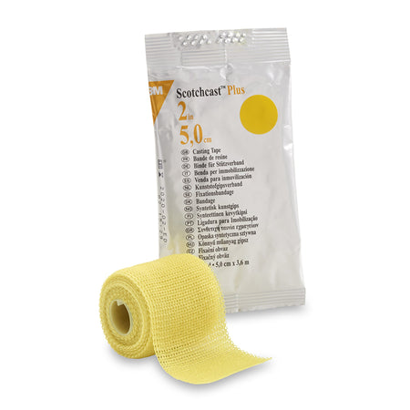 Solventum 82002Y 3M Scotchcast Plus Yellow Cast Tape, 2 Inch x 4 Yard
