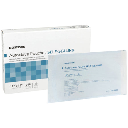 McKesson 16-6422 Sterilization Pouch, 12 x 15 Inch