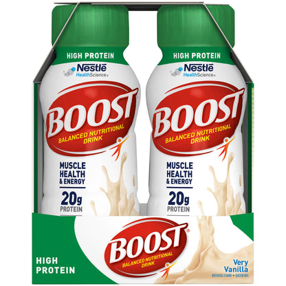 Boost® High Protein Vanilla Complete Nutritional Drink, 8 oz. Bottle