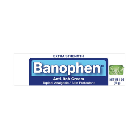 Major Pharmaceuticals 904535431 Banophen Diphenhydramine HCl / Zinc Acetate Itch Relief, 1 ounce tube