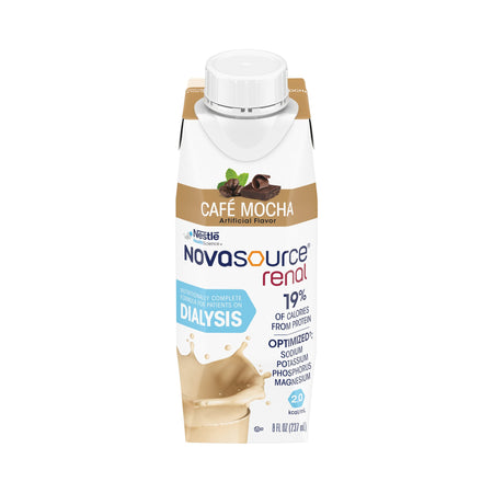 Nestle Healthcare Nutrition 43900185446 Novasource Renal Cafe Mocha Formula for Patients on Dialysis