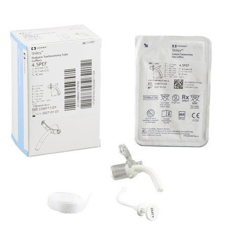 Medtronic 4.5PEF Uncuffed Tracheostomy Tube Shiley Size 4.5 Pediatric