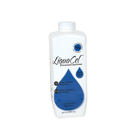 Global Health Products GH-113 LiquaCel Unflavored Concentrated Liquid Protein, Sugar Free, 32-ounce Bottle