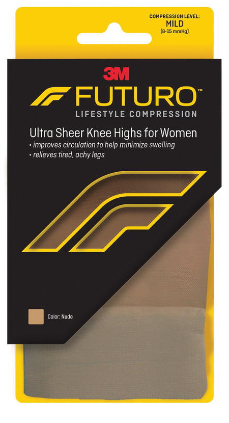 3M 71015NEN Futuro Compression Pantyhose, Large, Nude