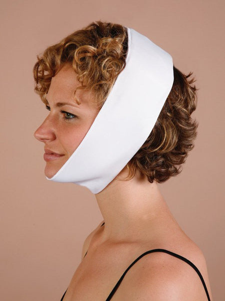 Medico International T-807-2 Facial Support Wrap with Gel Packs One Size Fits Most Poly Blend Fabric White