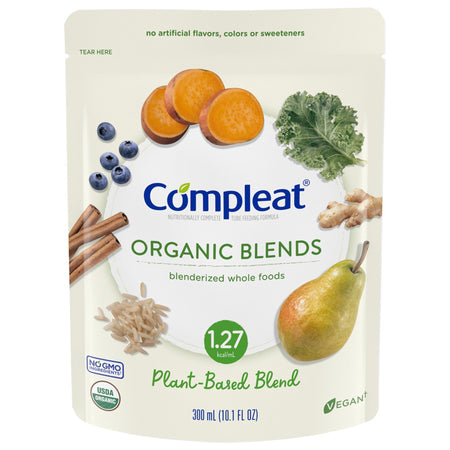 Nestle Healthcare Nutrition 4390077327 Tube Feeding Formula Compleat Organic Blends Plant-Based Unflavored