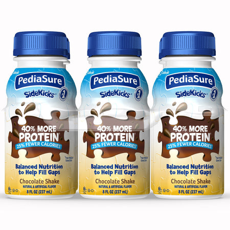 Abbott Nutrition 1102614 PediaSure Sidekicks Chocolate Shake, 8-ounce bottle