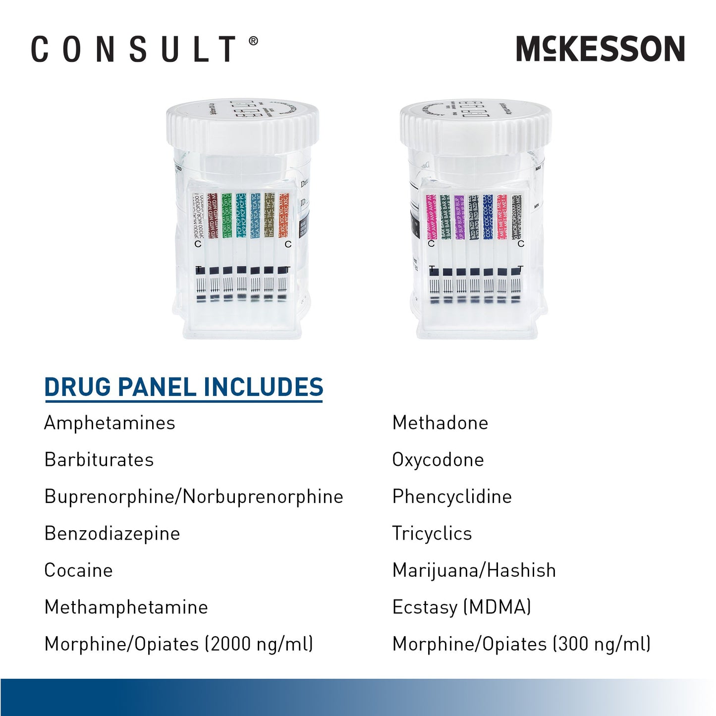 McKesson Consult™ 14-Drug Panel Drugs of Abuse Test