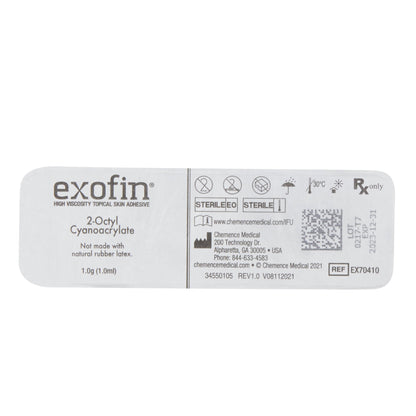 Skin Adhesive Exofin® 1 mL High Viscosity Precision Applicator Tip 2-Octyl Cyanoacrylate