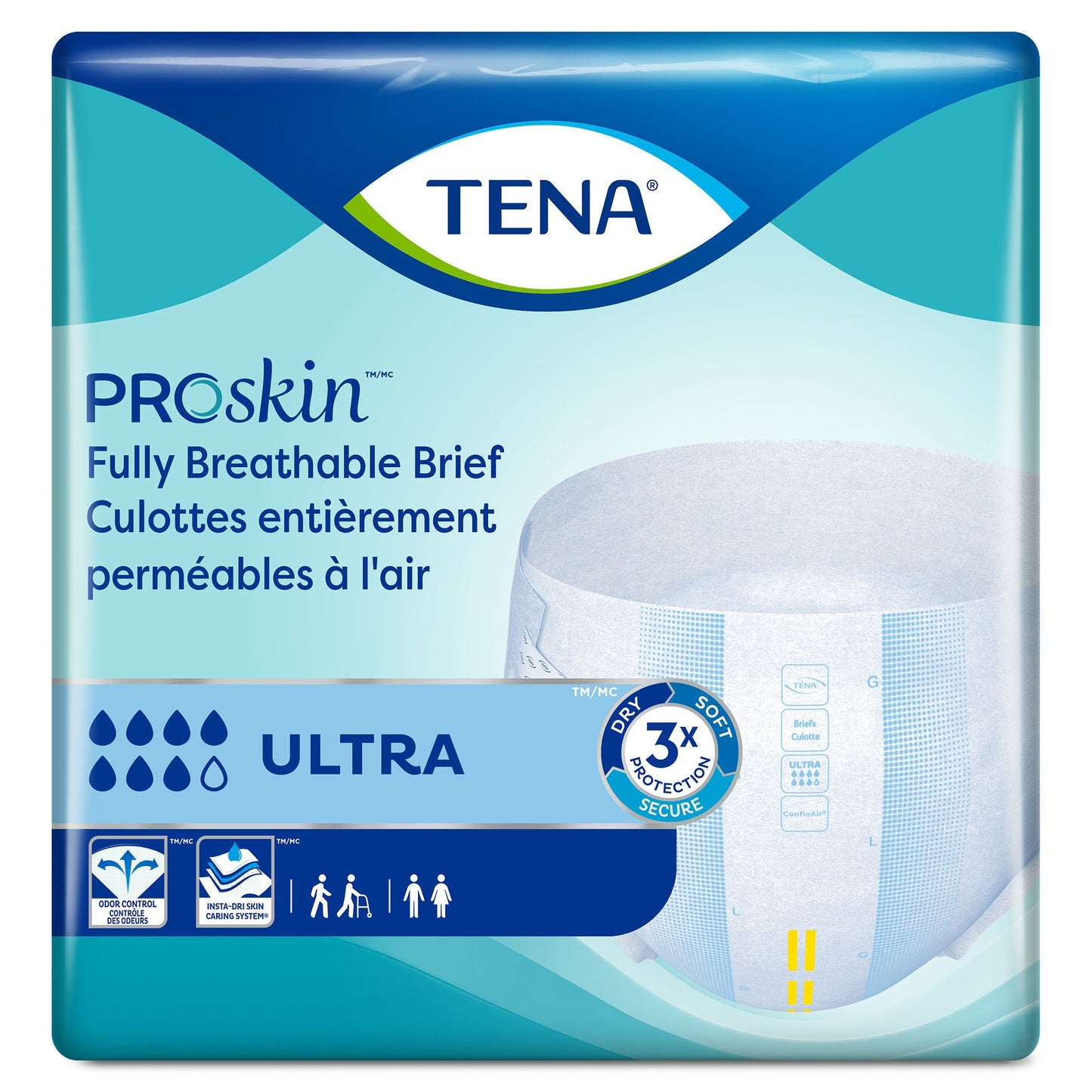 Tena® ProSkin™ Ultra Incontinence Brief, Medium