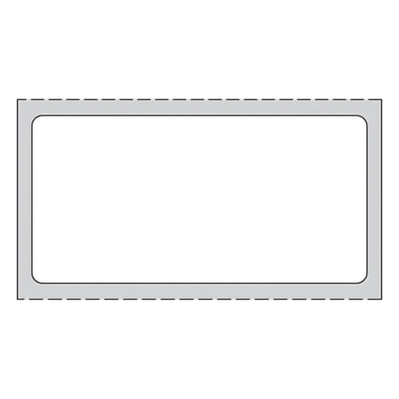 PDC® White Blank Thermal Label, 1 x 2 Inch