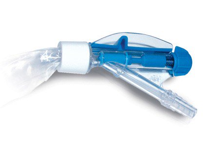 Portex® SuctionPro 72 ™ T-Piece Style Closed Suction Catheter, Tracheostomy Type, 12 Inch Length