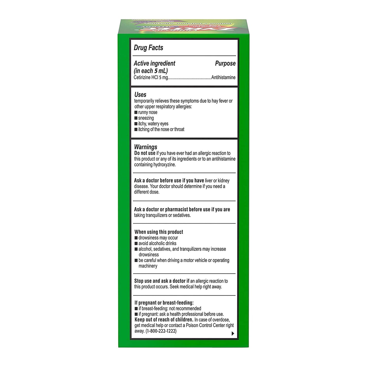 Zyrtec Children's 24 Hour Allergy Syrup, Grape