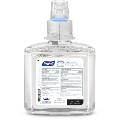 Purell® Healthcare Advanced Hand Sanitizer Foam 1200 mL Refill for ES6 Dispenser