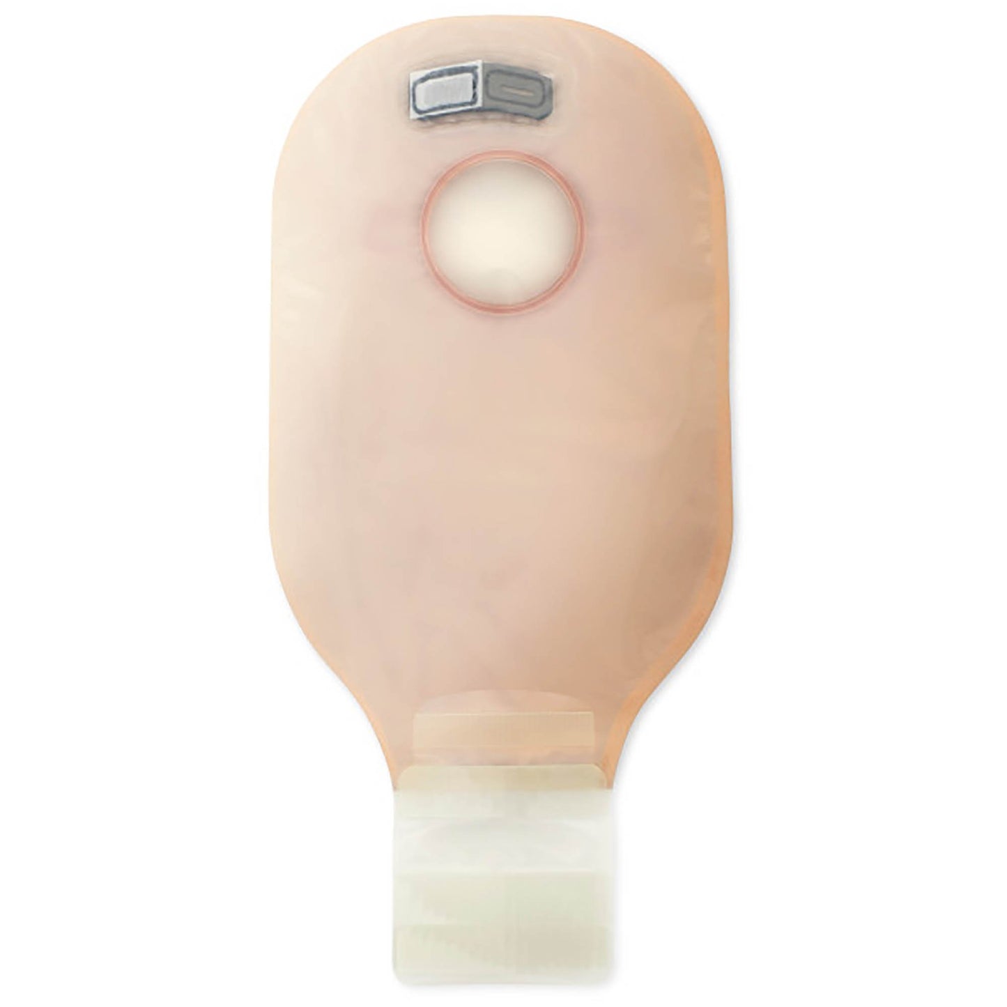 New Image™ 2-Piece Transparent Colostomy Pouch, Pre-cut to Fit 57 mm, Red Match