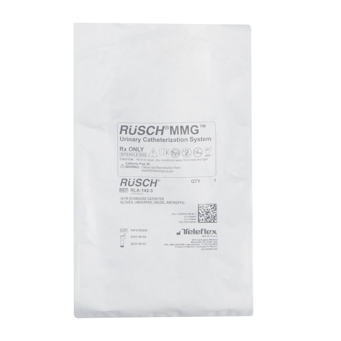 MMG™ Intermittent Catheter Kit, 14 Fr., Straight