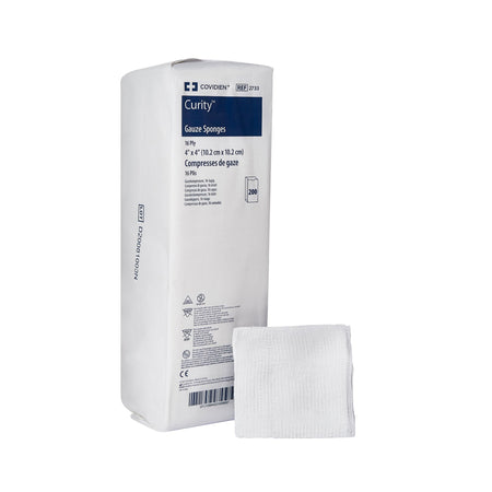 Cardinal 2733 Curity USP Type VII Gauze Sponge, 4 x 4 Inch, 16-Ply