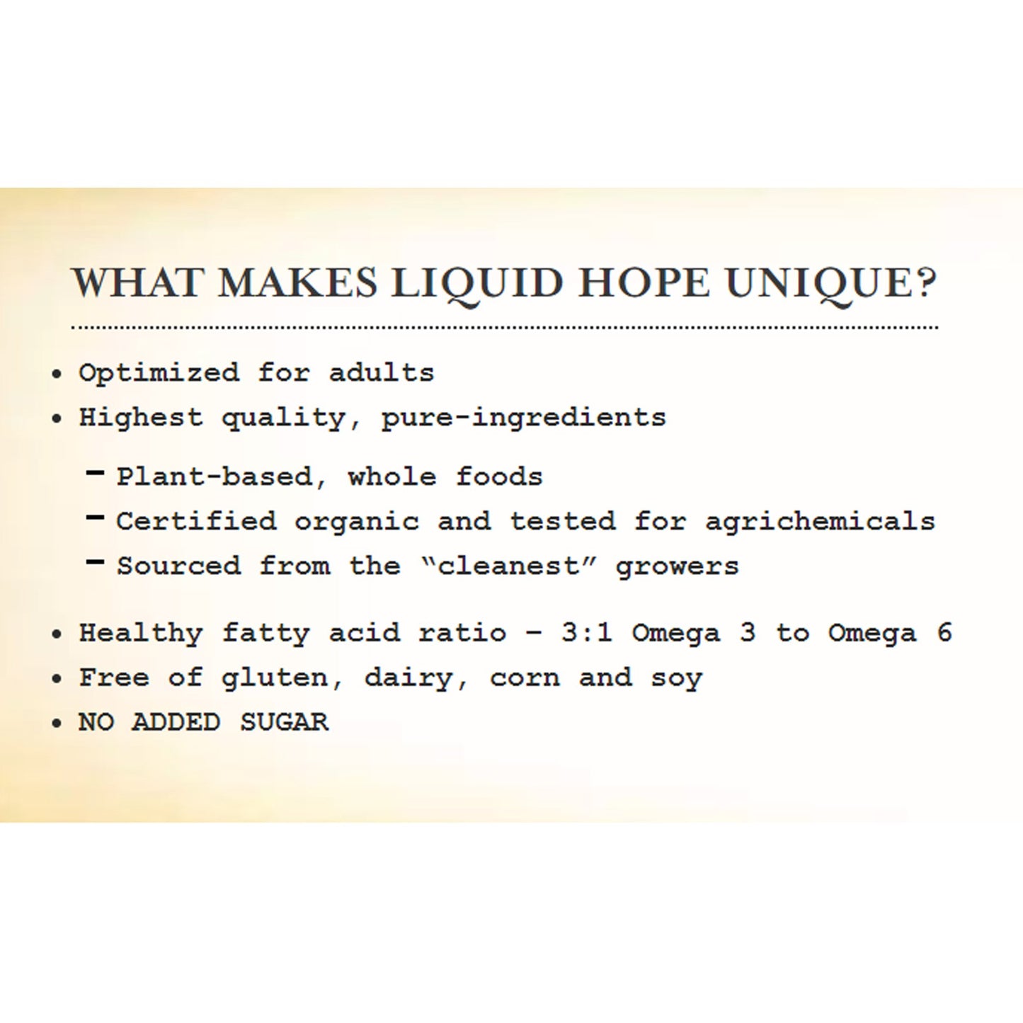 Liquid Hope® Complete Plant Based Nutrition, 12-ounce pouch