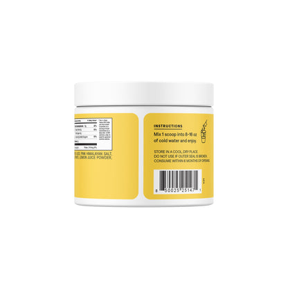 Cure Electrolyte Drink Mix made with Coconut Water, Lemonade, 7.2-ounce Jar