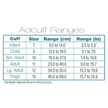 Bariatric Adcuff™ Blood Pressure Cuff, 1-Tube