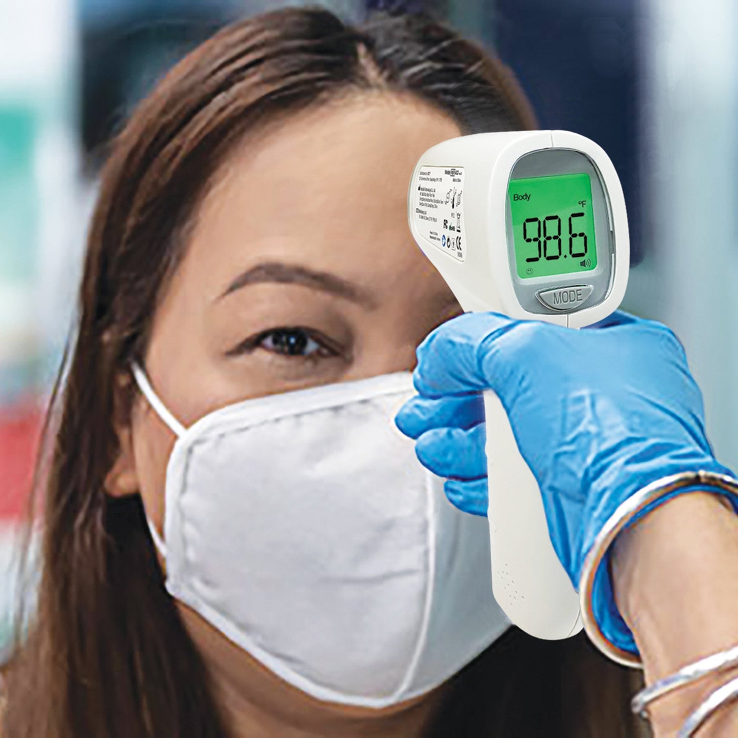 Non-Contact Skin Surface Thermometer Adtemp™ Infrared Skin Probe Handheld