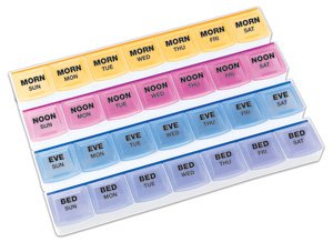 Compass Health Brands 70069B Apex MediPlanner Pill Organizer