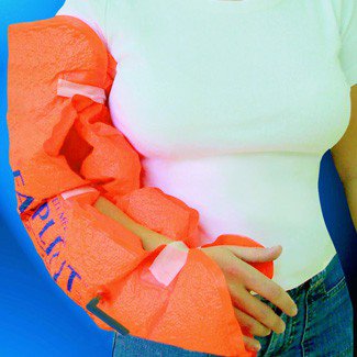 Hartwell Medical FS 802-10 Fasplint General Purpose Splint Vacuum Splint Vinyl Orange 20