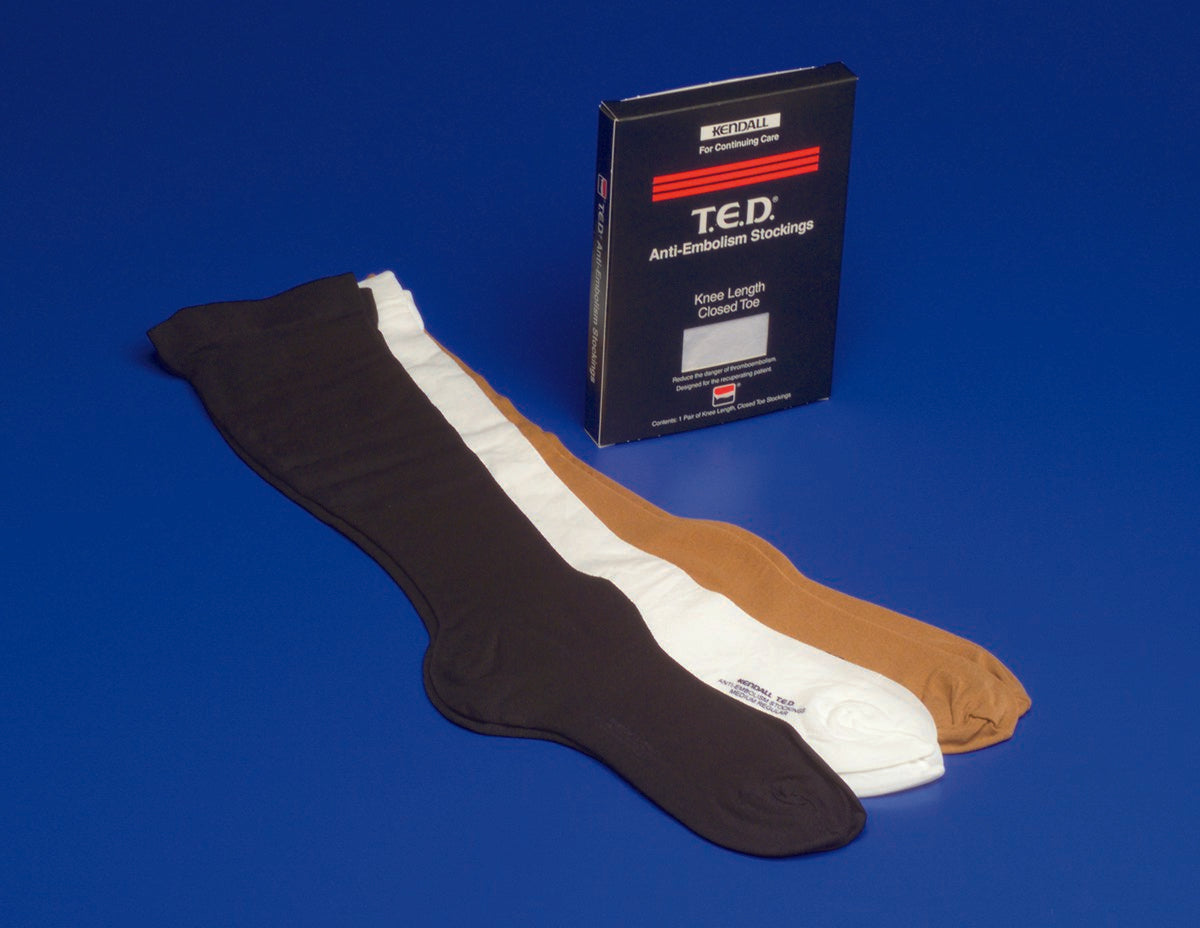 T.E.D.™ Knee High Anti-embolism Stockings, Medium / Regular, Beige