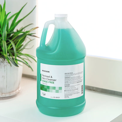 McKesson Rinse-Free Perineal Wash, Herbal Scent, 1 gal.