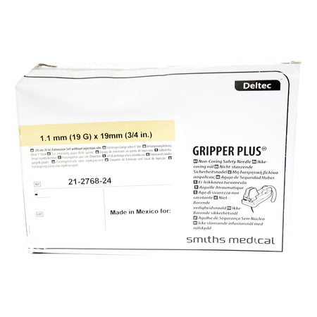 ICU Medical 21-2768-24 FKA Smith's Medical Gripper Plus Huber Infusion Set