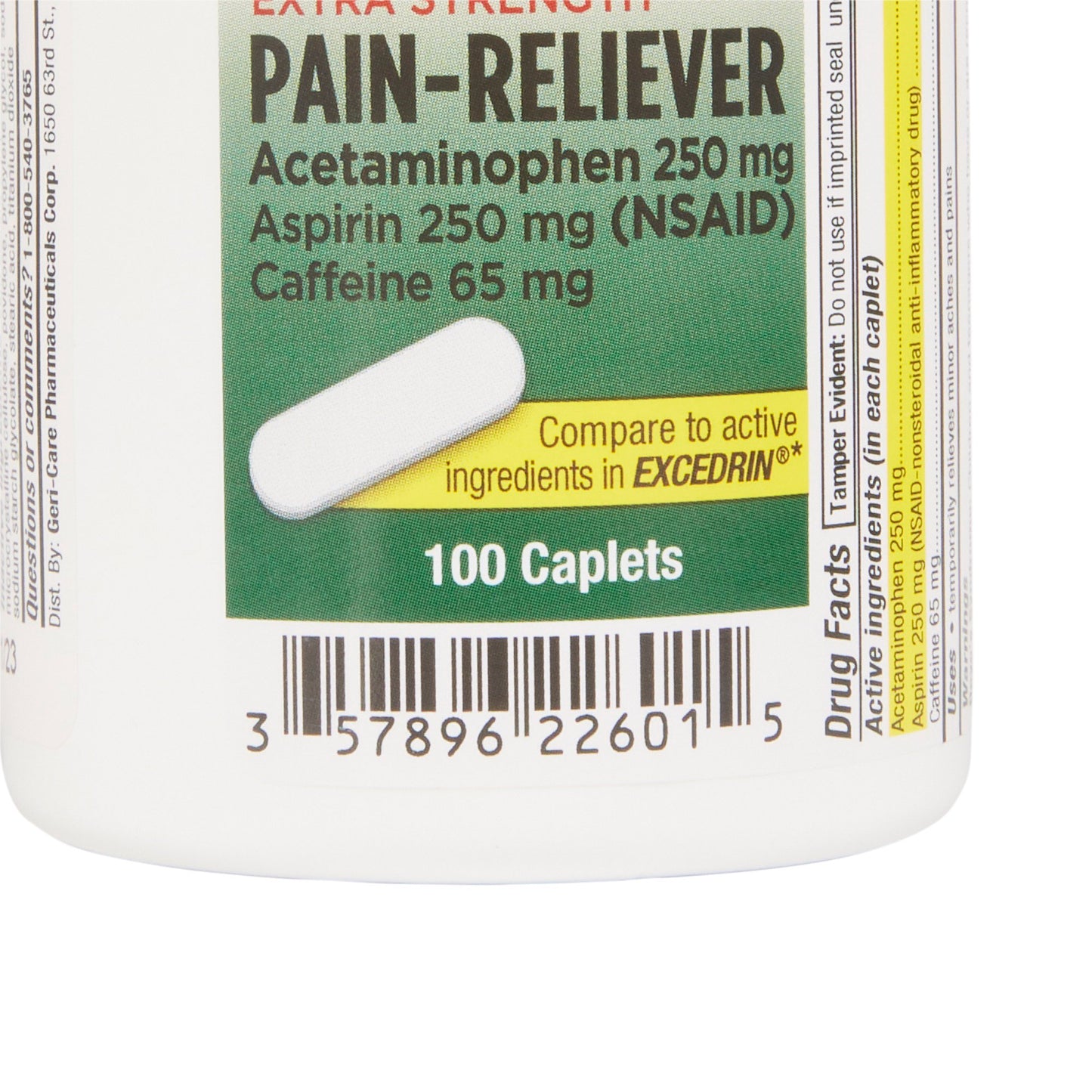Geri-Care® Acetaminophen / Aspirin / Caffeine Pain Relief