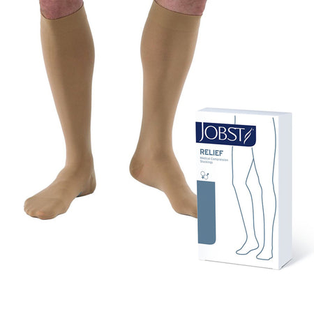 BSN Medical 114808 Jobst Relief Compression Stockings Large, Beige
